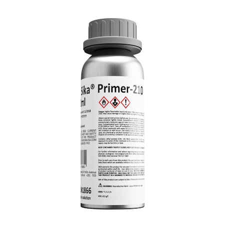 Sika Sika Primer 210 Non-Pigmented, Solvent-Based Primer for Metals 250ml Bottle 167822